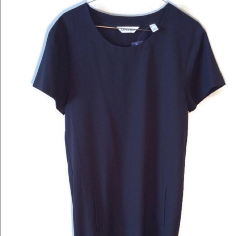 Land’s End black Scoop Neck Shift dress size 0